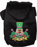 Crushin' It Nutcracker Christmas Pet Hoodie Coat