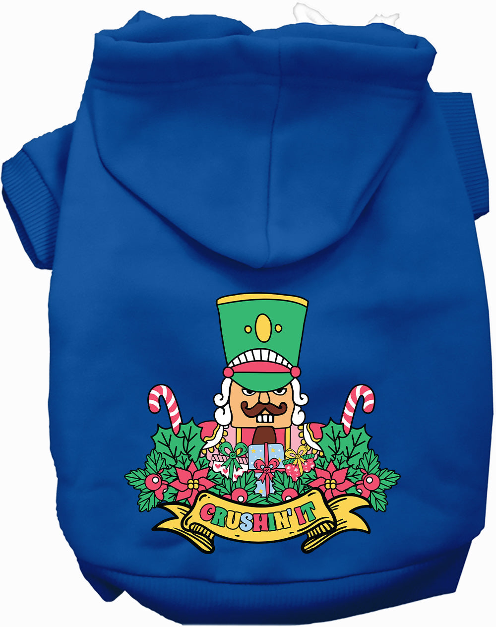 Dog Hoodie Eat Christmas Cookies Festive Holiday Warm