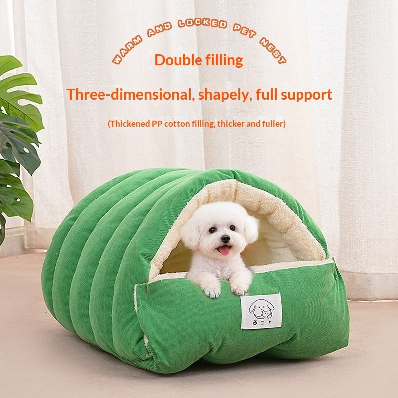 Three Dimensional Fenced Cat Bed Winter Proof Thickened For Warmth - Majestic Pet Kingdom