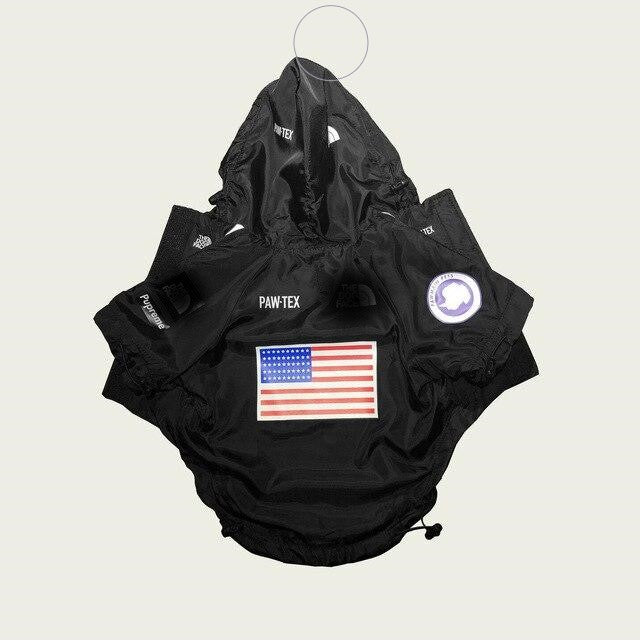 Dog Jacket The Dog Face Reflective Windproof Waterproof Coat - Detail Angle 3 | Majestic Pet Kingdom