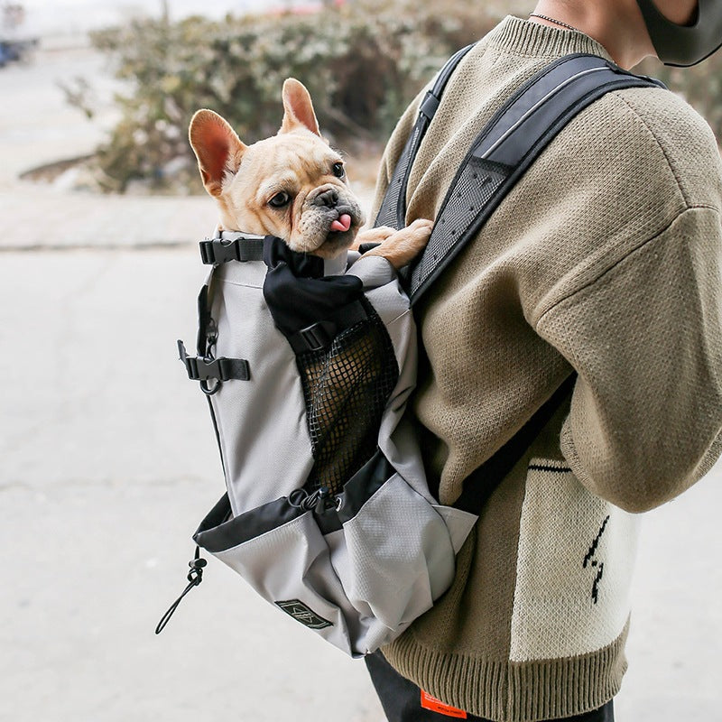 Pet Dog Carrier Bag Carrier For Dogs Backpack Out Double Shoulder | Majestic Pet Kingdom™