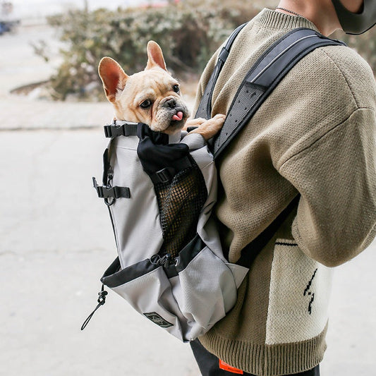 Pet Dog Carrier Bag Carrier For Dogs Backpack Out Double Shoulder | Majestic Pet Kingdom™