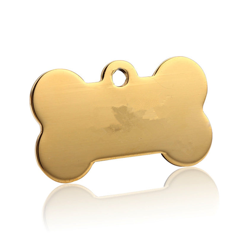 Free engraving Pet Dog cat collar accessories Decoration Pet ID Dog Tags Collars stainless steel cat tag customized tag
