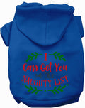 Can Get You on the List Christmas Pet Hoodie
