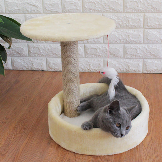 Cat Tree Small Sisal Post Jumping Platform All-Season House