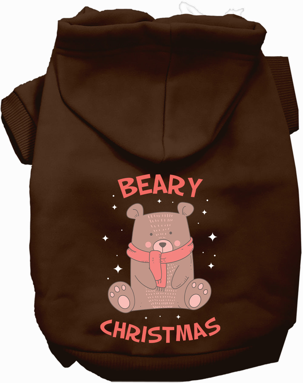 Beary Christmas Festive Winter Pet Hoodie Sweater