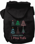 Twinkle Lights Merry Nights Christmas Pet Hoodie