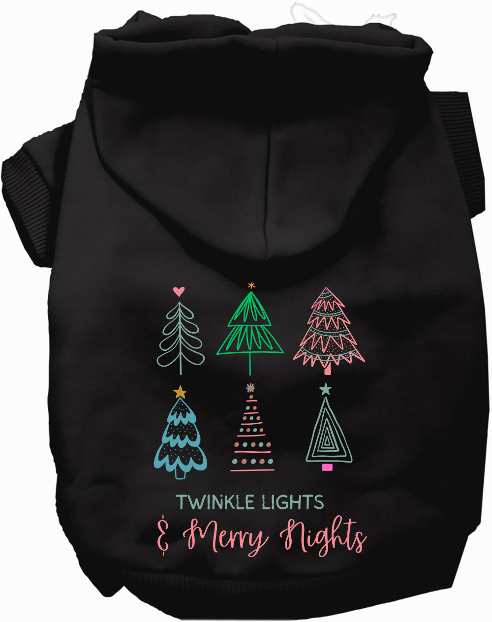 Twinkle Lights Merry Nights Christmas Pet Hoodie