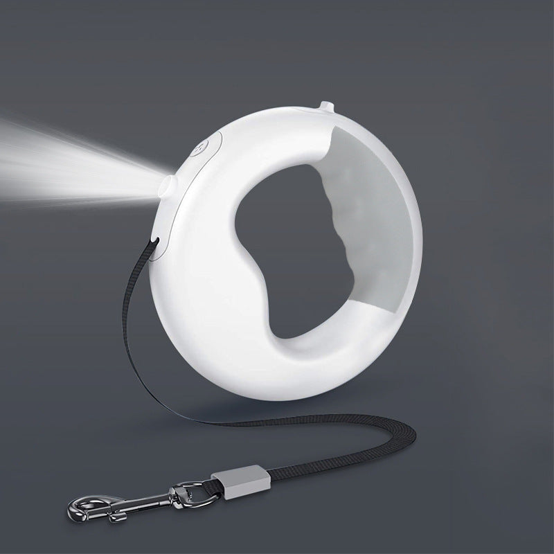 LED Luminous Night Light Automatic Retractable Dog Leash