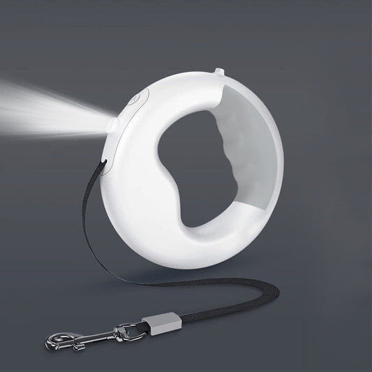 LED Luminous Night Light Automatic Retractable Dog Leash