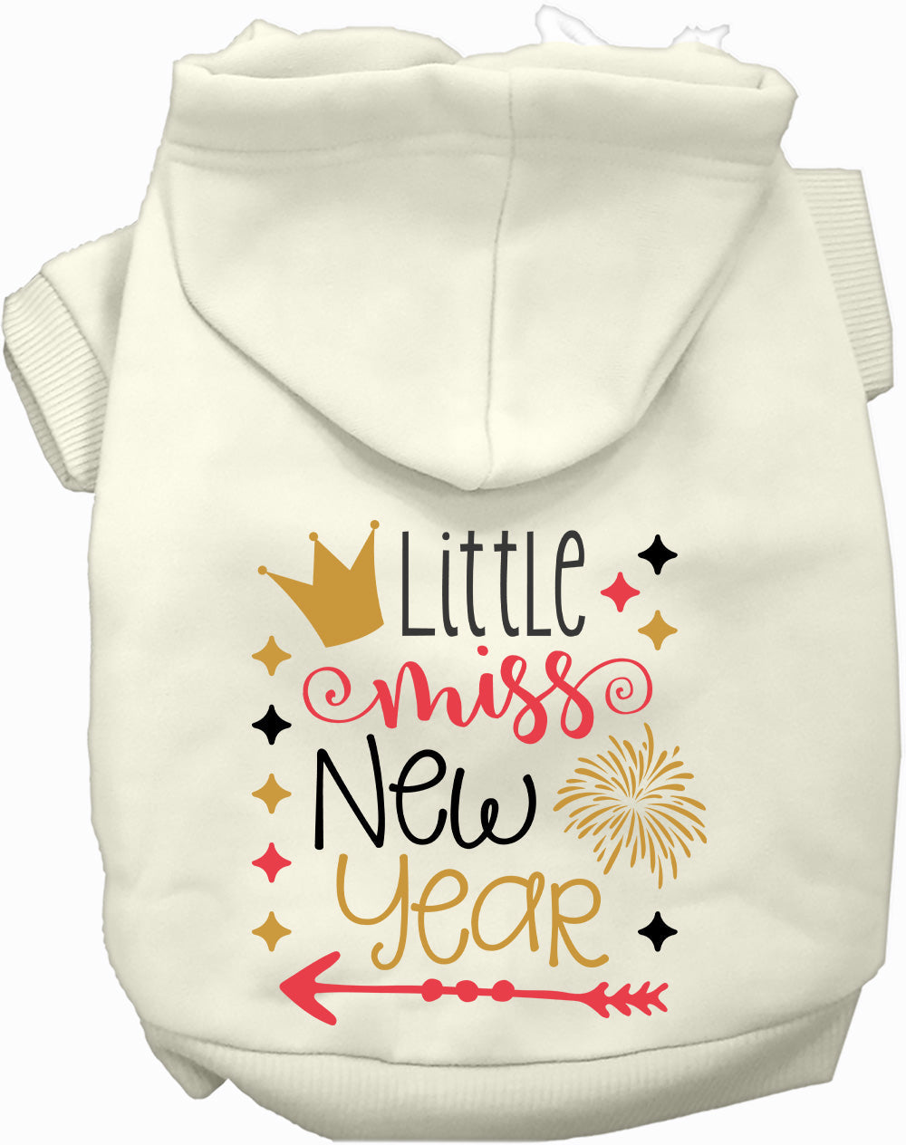 Little Miss New Year Pet Hoodie