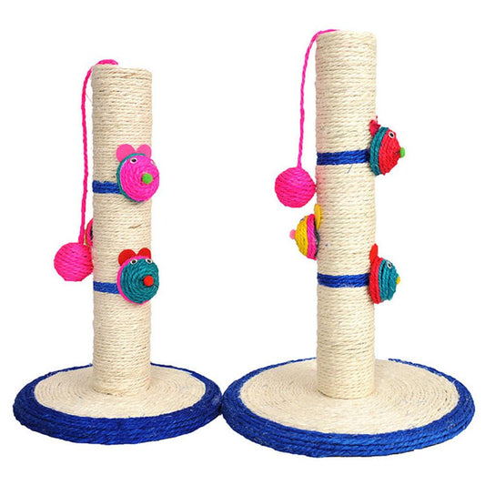 Cat Tree Natural Sisal Rope Scratching Post Climbing Tower