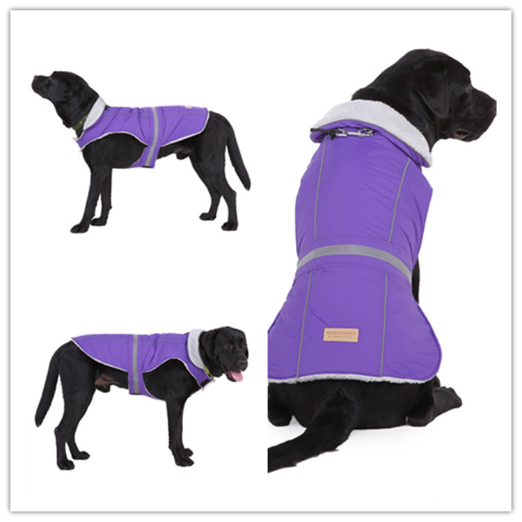 Pet clothes winter clothes night reflective pet clothes - Majestic Pet Kingdom