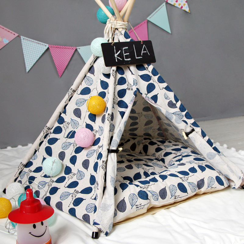 Portable Indoor & Outdoor Pet Tent House Bed - Majestic Pet Kingdom