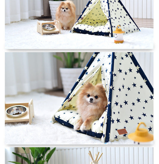 Portable Washable Pet Tent Bed & Playhouse - Majestic Pet Kingdom