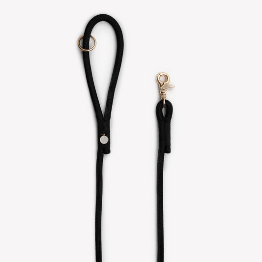 'Black' - Braided Rope Leash | Purrfect Pet Kingdom