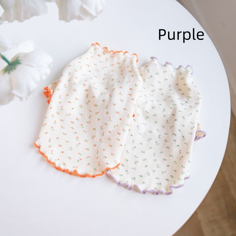 Floral-patterned Home Base-layer Pet Clothing - Majestic Pet Kingdom