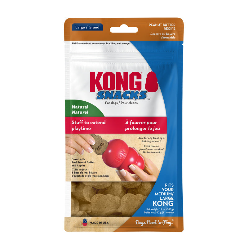 Dog Treats KONG Stuffing Snacks Peanut Butter Biscuits 11oz
