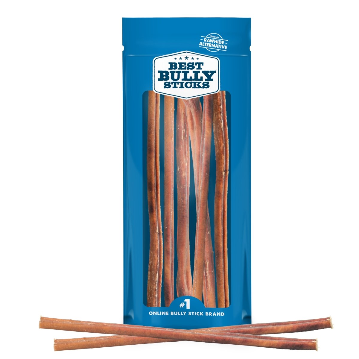 Dog Bully Sticks Best Bully Sticks 12-Inch Odor-Free Chews 12pk - Main Feature View | Majestic Pet Kingdom