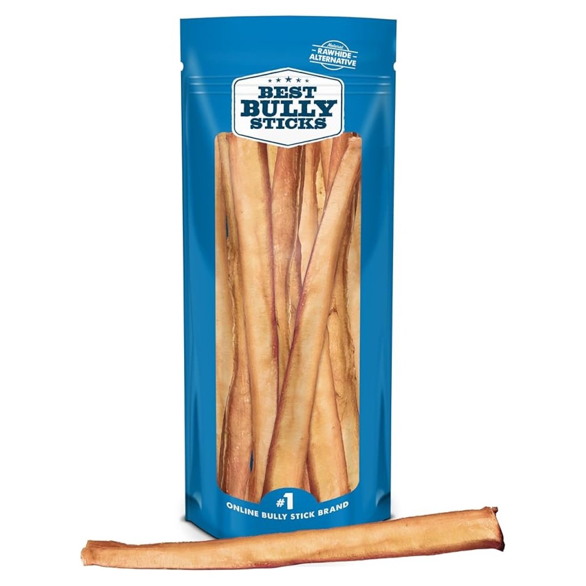 Best Bully Sticks 12-Inch Odor-Free Dog Chews, 24 Count Bulk Pack | Purrfect Pet Kingdom