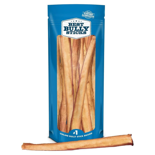 Best Bully Sticks 12-Inch Odor-Free Dog Chews, 24 Count Bulk Pack | Purrfect Pet Kingdom