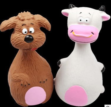 Dog toy bite-resistant puppies grunt latex sound toy