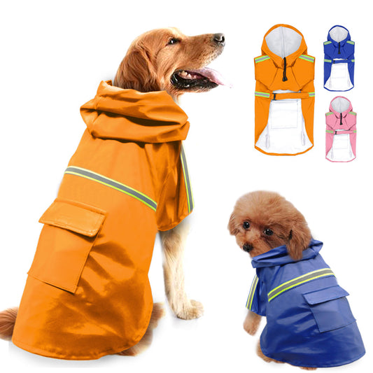 Waterproof Reflective Dog Raincoat - Majestic Pet Kingdom