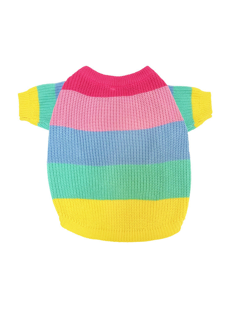 Rainbow Dog Sweater - Majestic Pet Kingdom