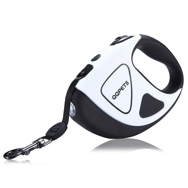 LED Retractable Dog Leash - Night Safety Lighted Lead