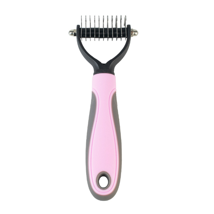 De-Shedding Pet Grooming Slicker Brush for Cats & Dogs