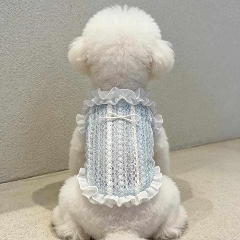 Pet Hollowed-out Lace Vest Summer Thin Style For Dogs - Majestic Pet Kingdom