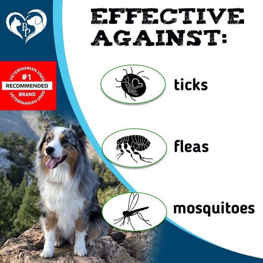 Flea and Tick Chews Insect Defense Oral Tablets Dogs Cats 60ct