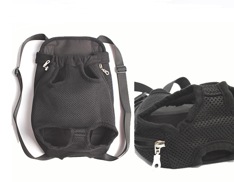 Dog Carrier Backpack Adjustable Breathable Mesh Travel Tote Bag - Detail Angle 3 | Majestic Pet Kingdom