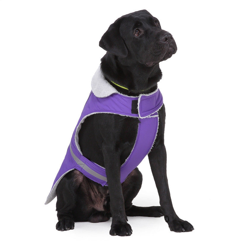 Pet clothes winter clothes night reflective pet clothes - Majestic Pet Kingdom