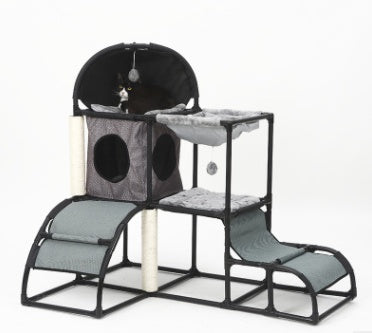 Cat Scratching Post Sisal Rope Climbing Stand Combination