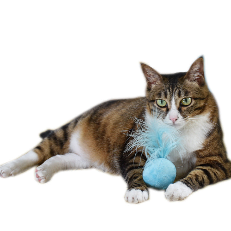 Vocal catnip cat claw toy ball