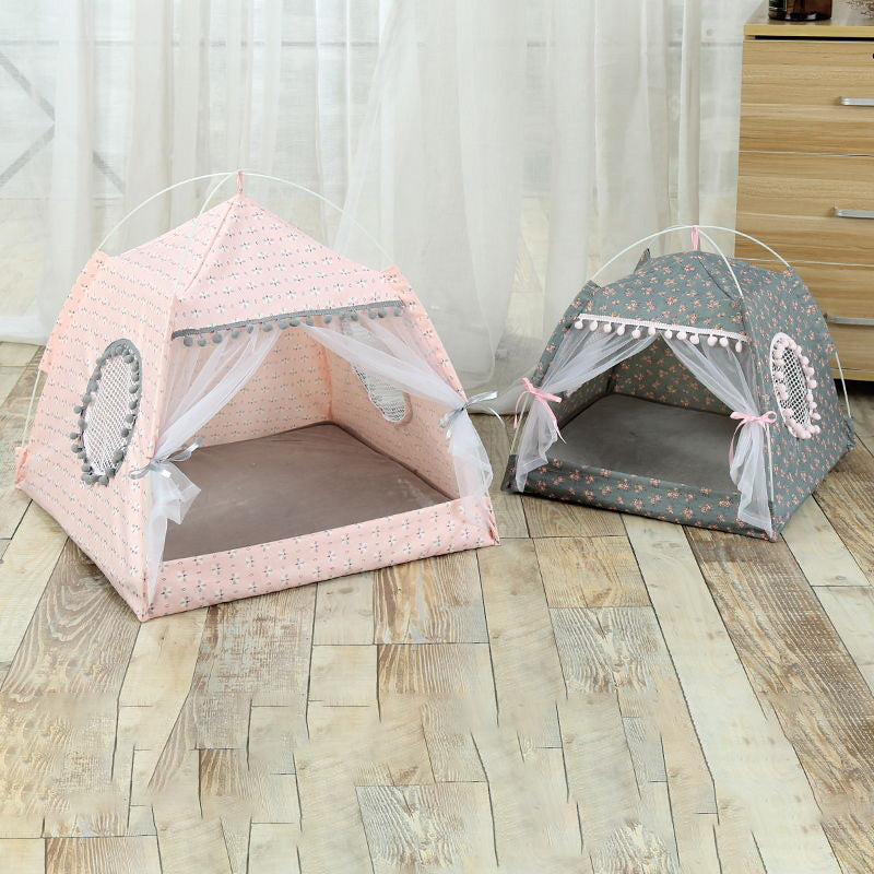 Comfy Calming Pet Tent Bed for Small Dogs and Cats | Purrfect Pet Kingdom