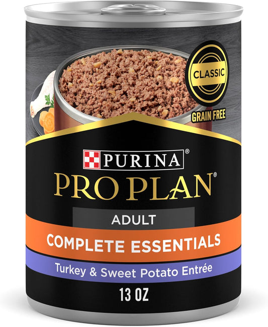 Pro Plan Complete Essentials Grain Free Entrée Turkey & Sweet Potato Entrée Classic Wet Dog Food (13oz) - Majestic Pet Kingdom