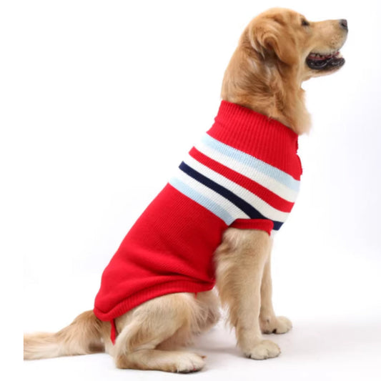 Dog Sweater, Pet Clothes, Medium To Large Breed Dogs, Golden Retriever, Labrador - Premium Pet Accessory