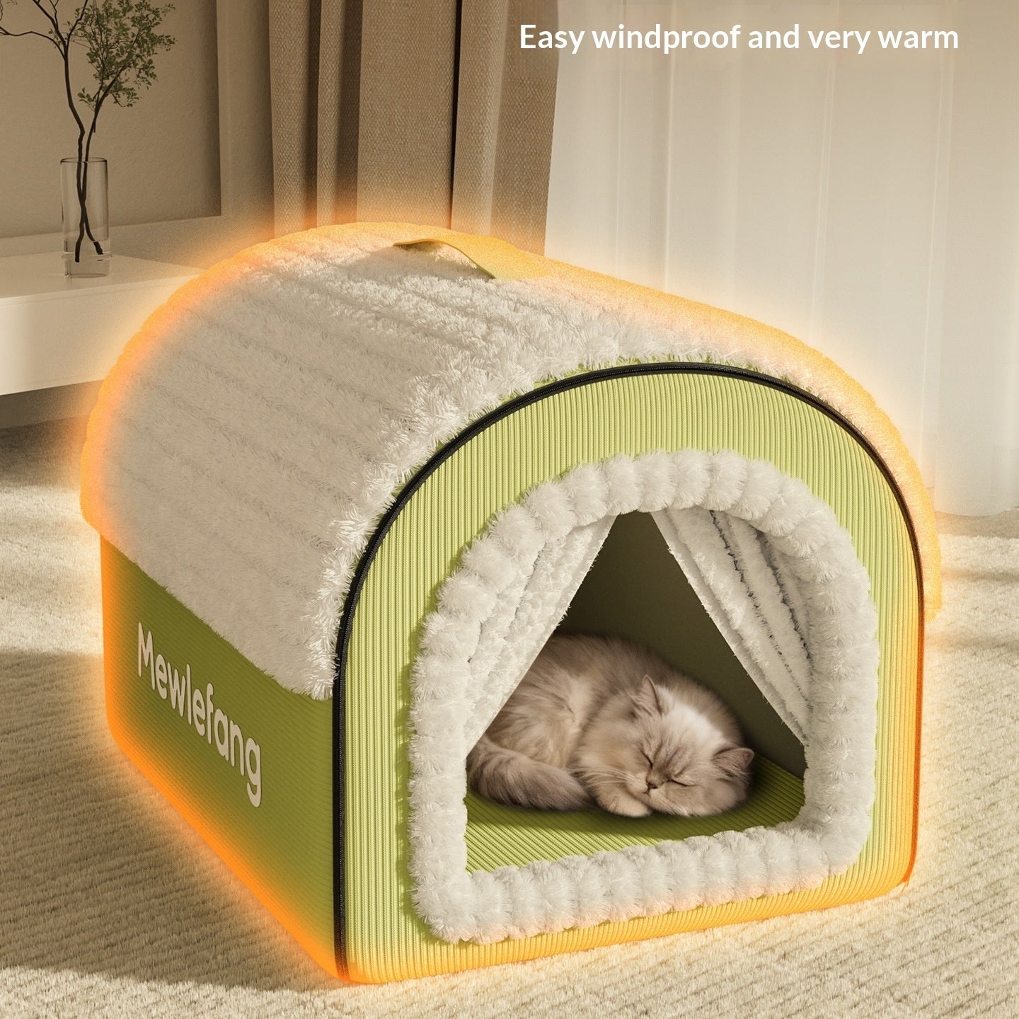 Winter-thickened Four-season Universal Enclosed Cat Bed - Majestic Pet Kingdom