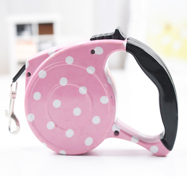 Dog Leash Automatic Retractable Durable Nylon Lead Strap