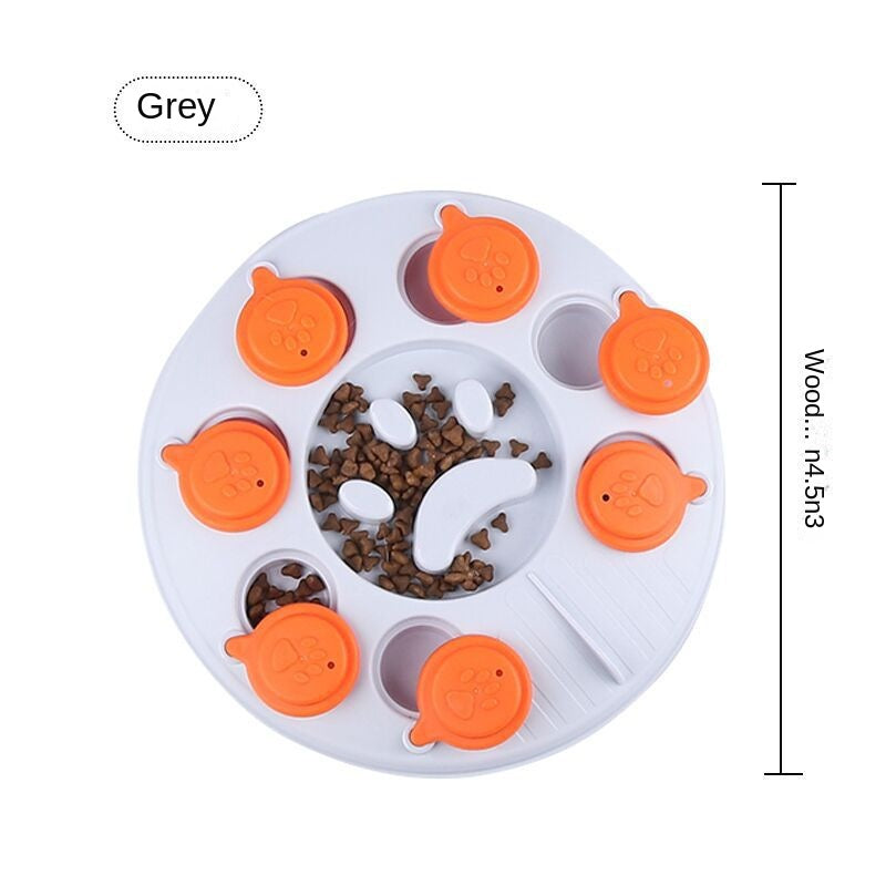 Interactive Slow Feeder Bowl: Dog Puzzle Toy Bowl - Majestic Pet Kingdom