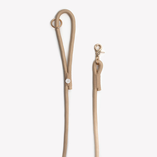 Tan' - Braided Rope Leash - Majestic Pet Kingdom