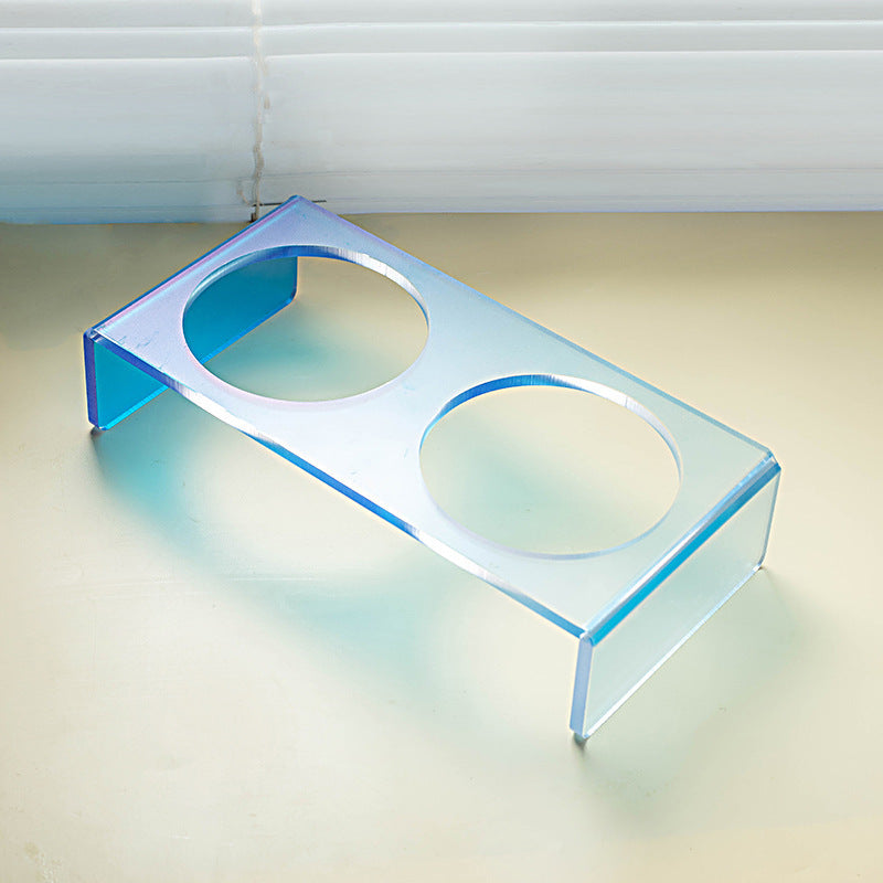 Cat Bowl Rack Acrylic Dog Bowl Anti-tumble - Majestic Pet Kingdom