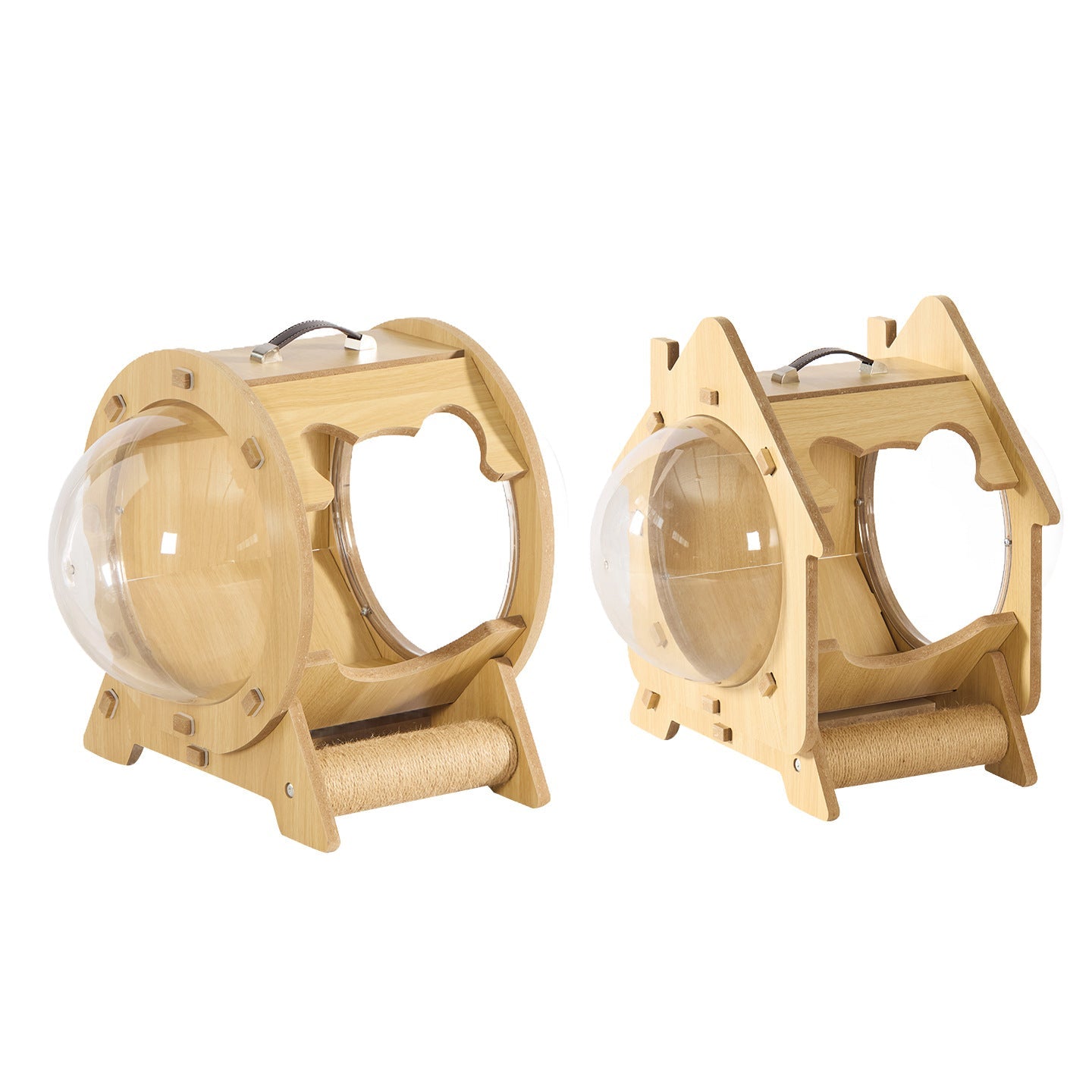 Cat Tree Space Capsule Bubble Multi-Functional Scratching House - Detail Angle 2 | Majestic Pet Kingdom