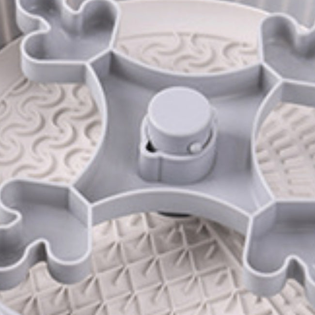 Pet Food Basin Rotating Game Board Anti-choke Silica Gel Pad Feeding