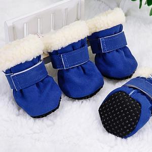 Waterproof Winter Dog Boots Socks Pet Dog Shoes Anti-slip Puppy Cat Rain Snow Booties Footwear For Small Dogs - Majestic Pet Kingdom