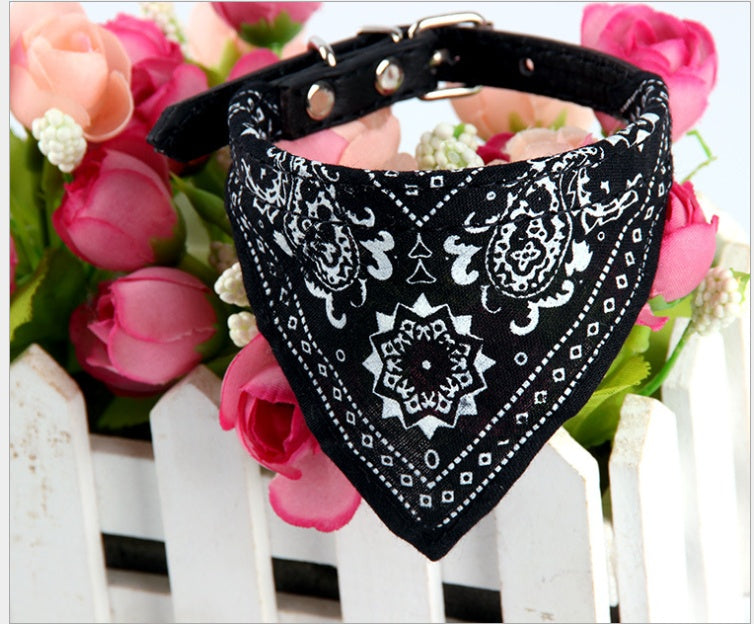 Soft Printed Triangle Dog & Cat Bandana Scarf