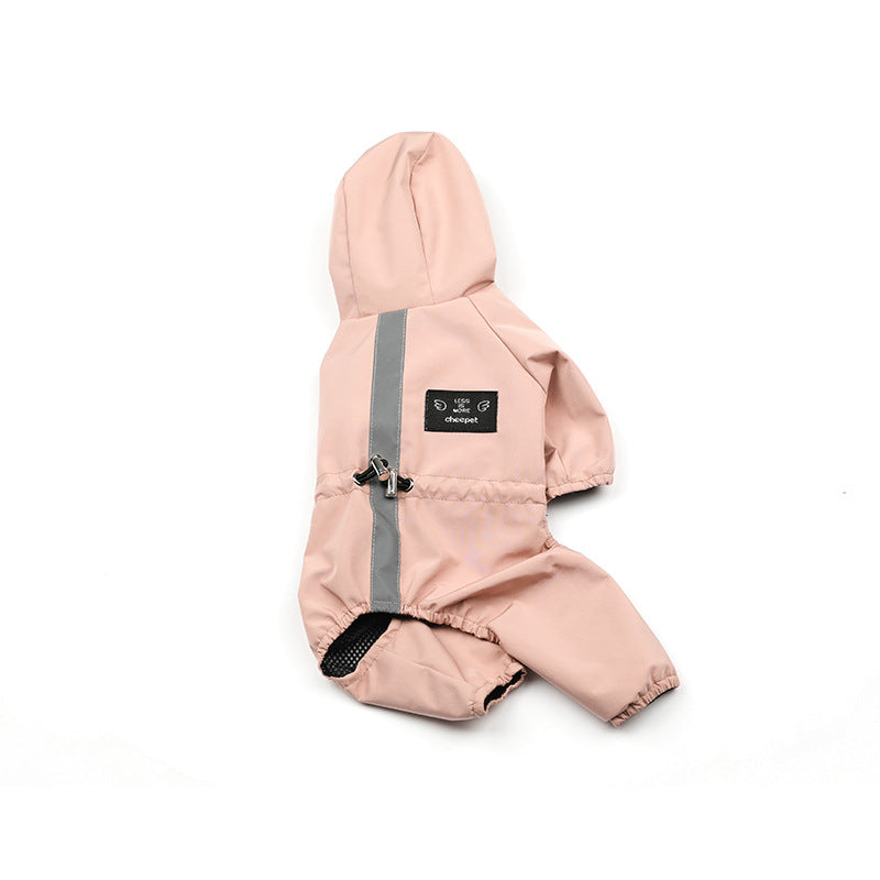 Dogs all-inclusive waterproof hooded raincoat - Majestic Pet Kingdom