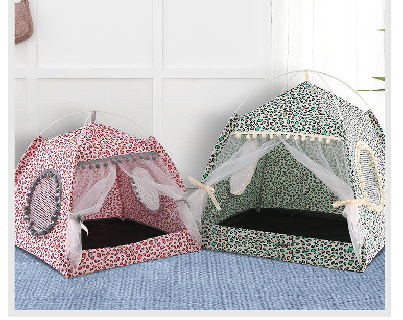 Cat Litter Bed Removable Washable Small Tent Shelter